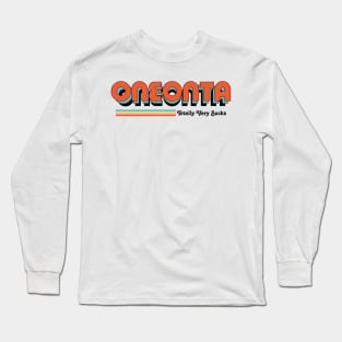 Oneonta - Totally Very Sucks Long Sleeve T-Shirt